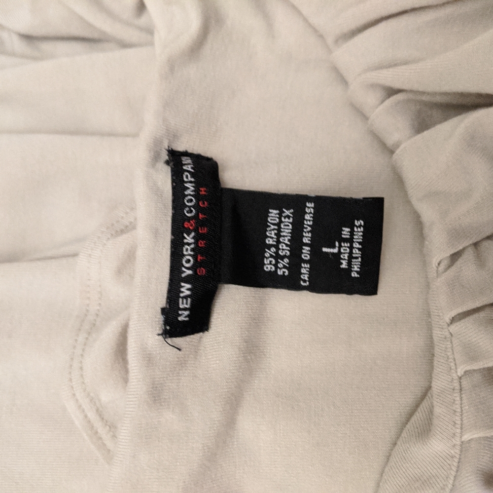 NY&C Ivory stretch dress! - Picture 4 of 5